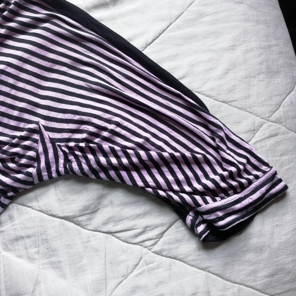 ADIDAS X STELLA McCARTNEY Striped Studio Dance Top Small - Picture 8 of 10